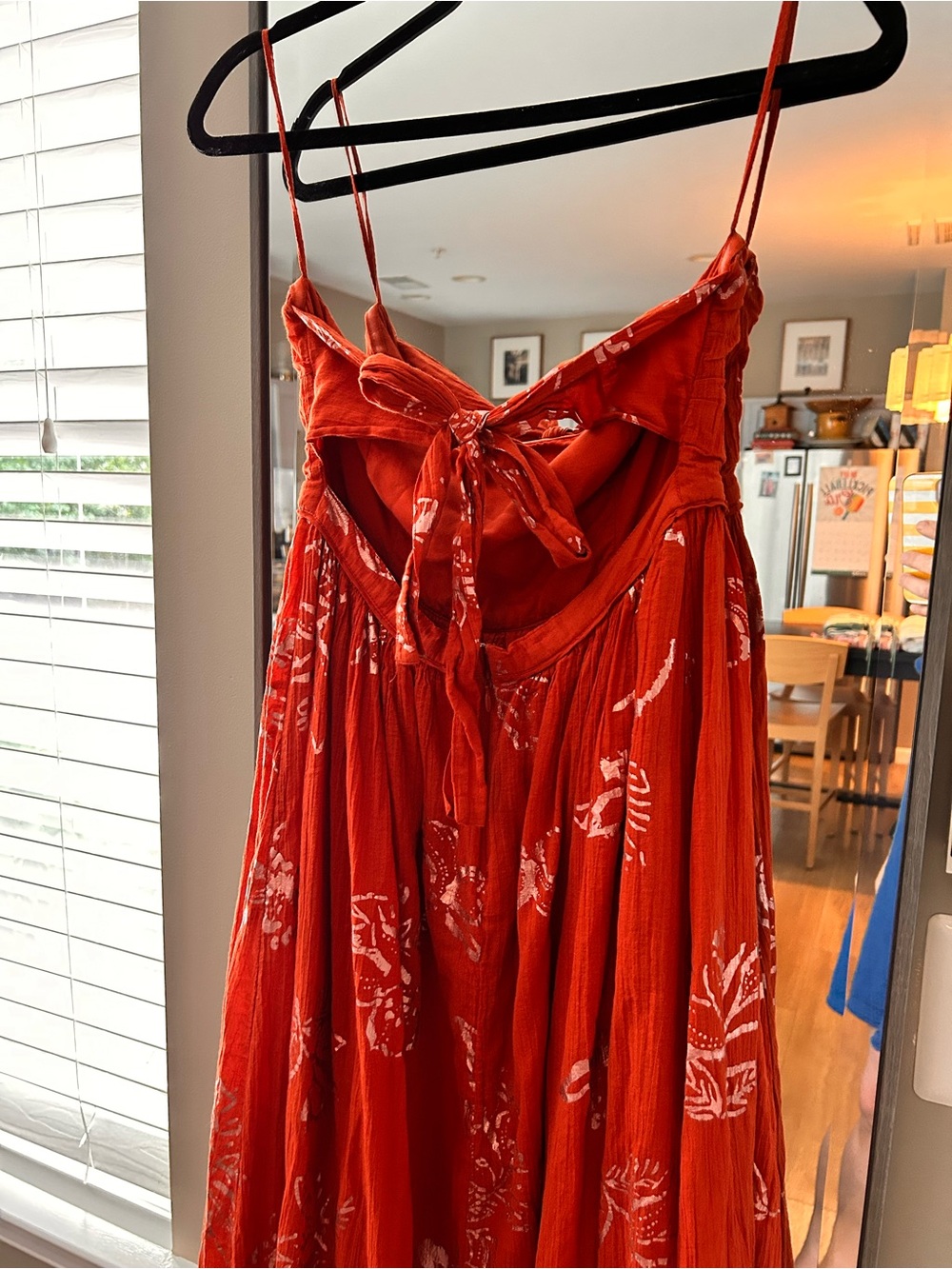 Free People Baja Babe Brick Brown Strapless Bandeau BOHO Midi Dress Sz S - Picture 9 of 10
